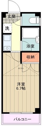 エルム国立の物件間取画像