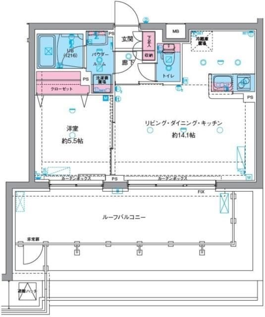 ＲＥＬＵＸＩＡ西八王子の物件間取画像