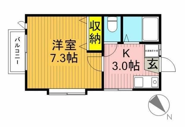 カームハイツ恋ヶ窪IIIの物件間取画像