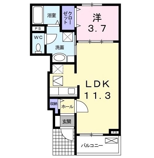 シエルの物件間取画像