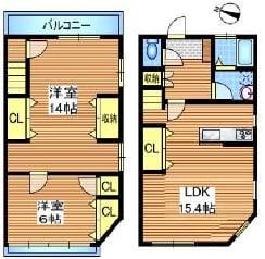 サンポニア東大和の物件間取画像