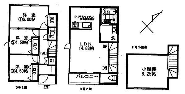 レガーロ立川の物件間取画像