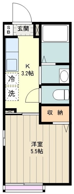 シェルブールの物件間取画像