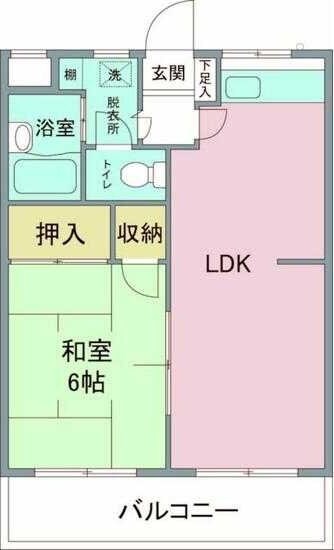 アリエッタ西立川の物件間取画像