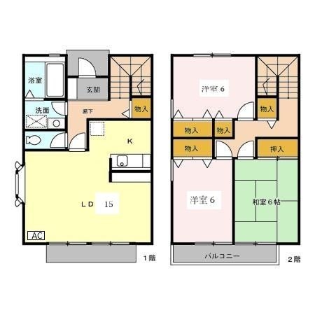 ロイヤルガーデン壱～七番館の物件間取画像