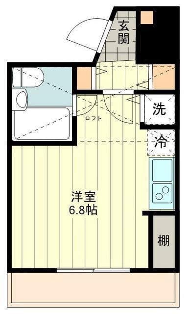 フローレンス立川の物件間取画像