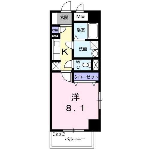 ミニョン　メゾン　ジュジュの物件間取画像