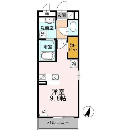 ラクサリー国分寺の物件間取画像