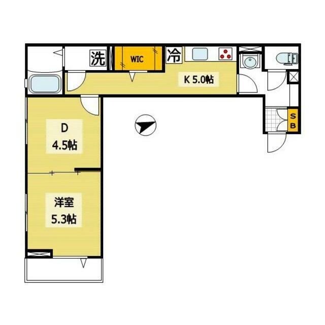 セジュール曙町の物件間取画像