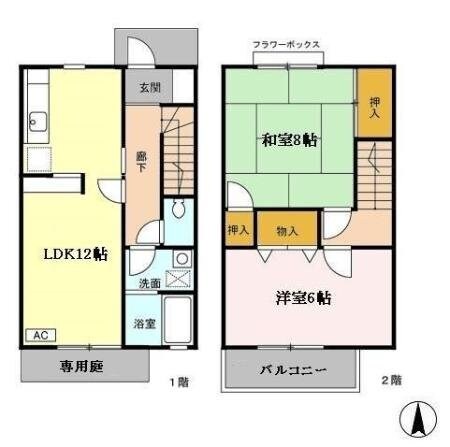 ロイヤルガーデンＡＢＣの物件間取画像