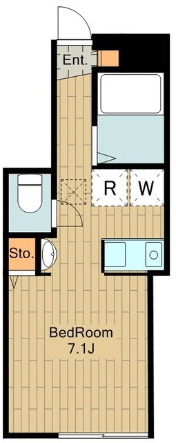 アルモワーズ立川の物件間取画像