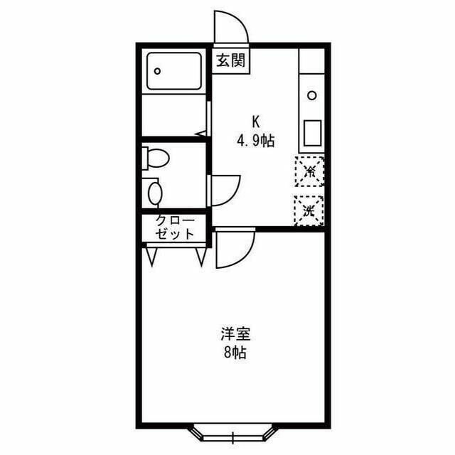 リブパーク日野の物件間取画像