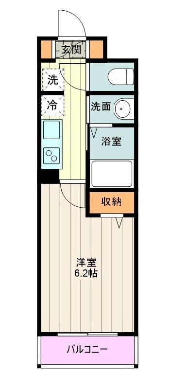 ＭＥＬＤＩＡ西八王子IIIの物件間取画像