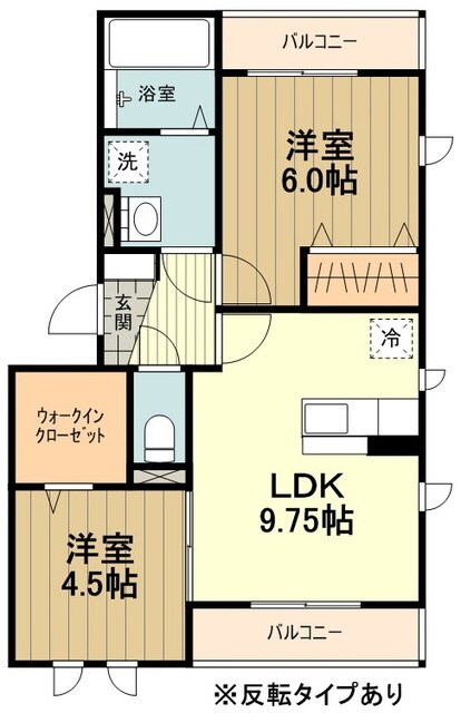 アクアサイドの物件間取画像