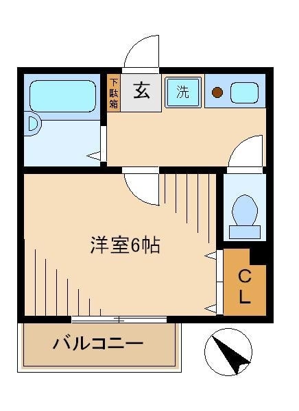 アビタシオンフレンドの物件間取画像