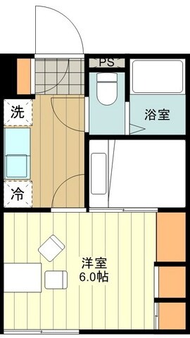 レオパレス谷保第三公園の物件間取画像