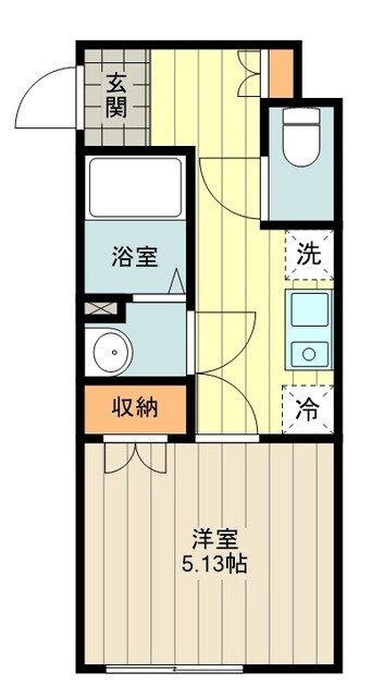 メゾンラウンジの物件間取画像