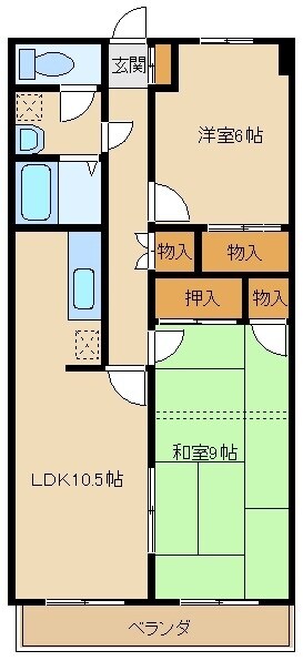 物件間取画像