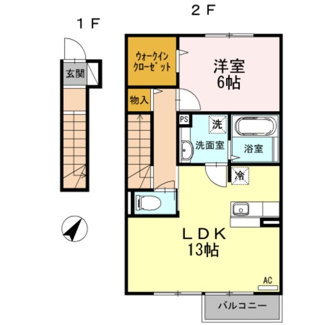 ソレアードの物件間取画像