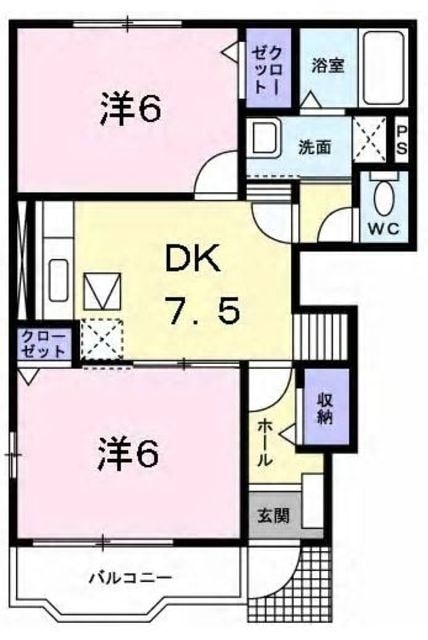 ナリッシュガーデンの物件間取画像