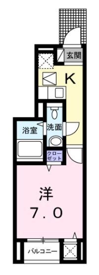 クラールＫ　IIの物件間取画像
