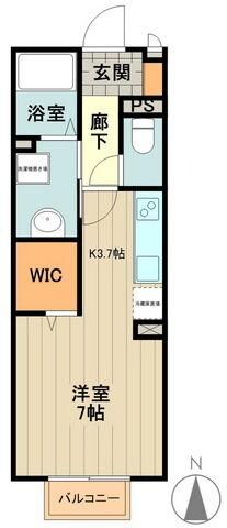 エスポワールの物件間取画像