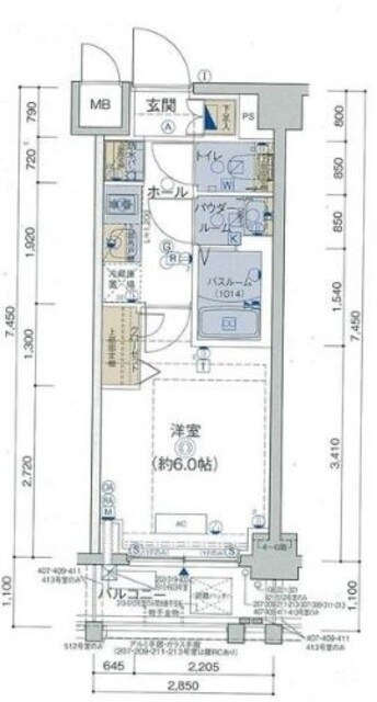 エステムコート立川ノースプレミアの物件間取画像