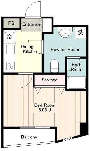 ウィステリア日野の物件間取画像