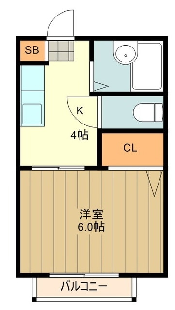 グレートハイム国立Iの物件間取画像