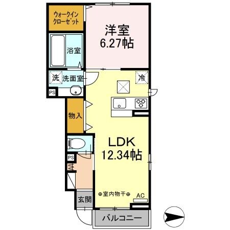 グリシーヌの物件間取画像