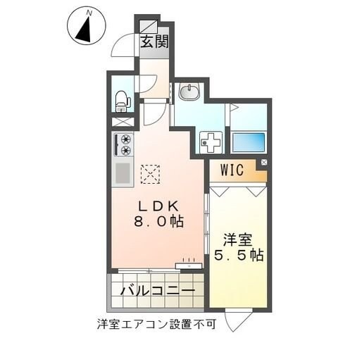 （仮称）日野市南平新築アパートの物件間取画像