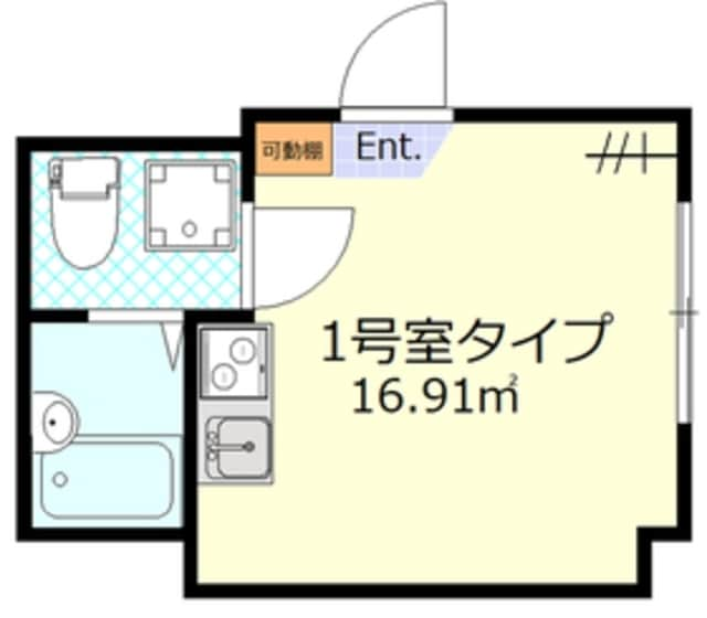 シンエンライト立川の物件間取画像