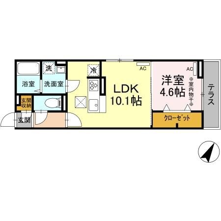 Ｄフラット恋ヶ窪の物件間取画像