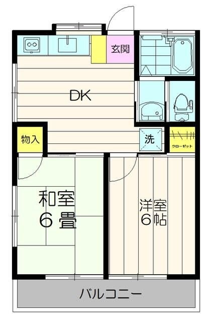 シンエイハイムの物件間取画像