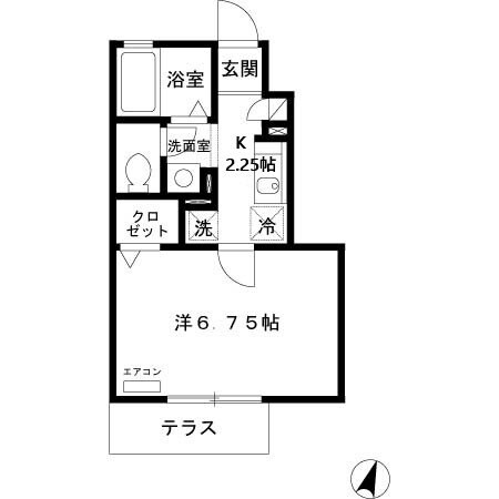 グランメールの物件間取画像