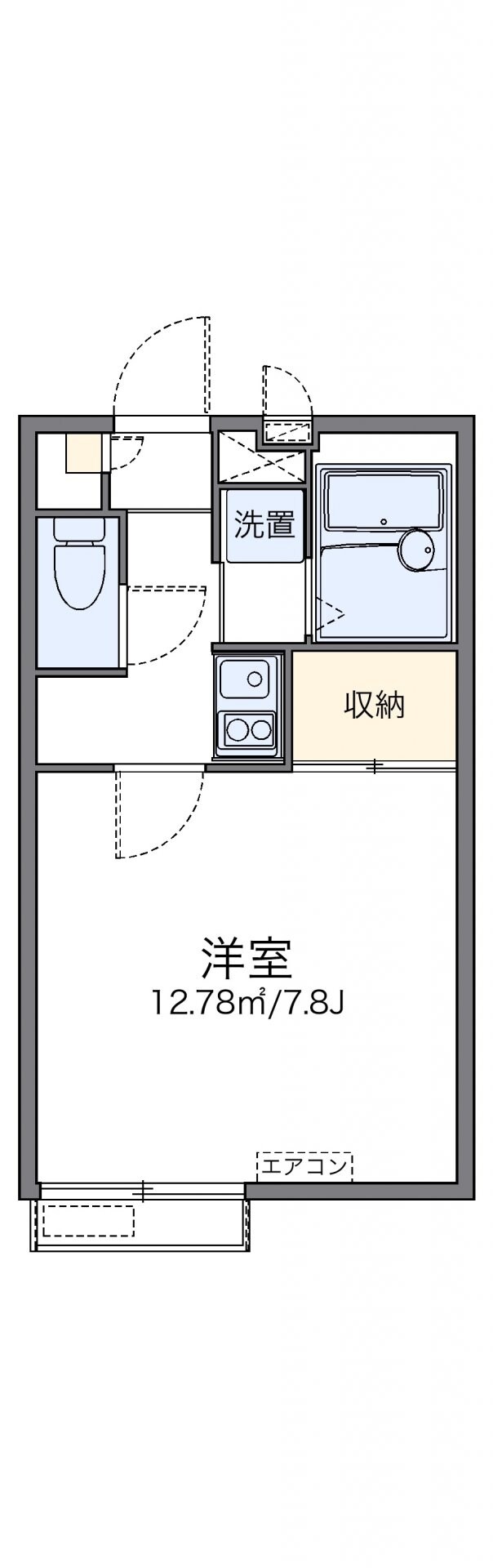 レオパレス天満の物件間取画像