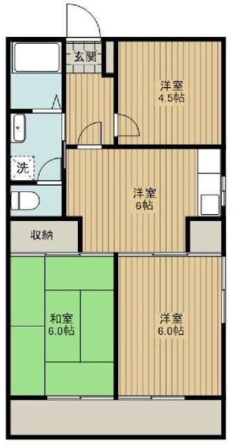 ラリーマンションの物件間取画像