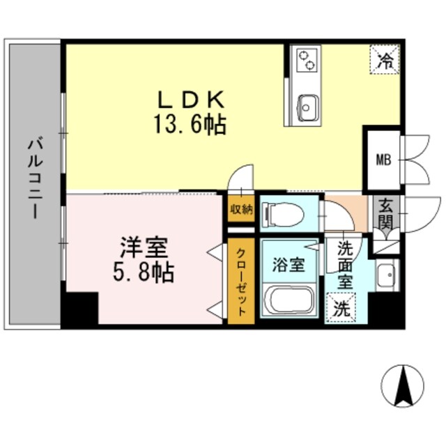 グランパルク小金井の物件間取画像