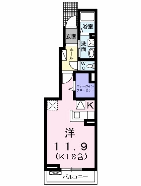 クリスティアーネの物件間取画像