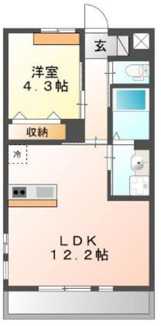 メゾン　コラージュの物件間取画像