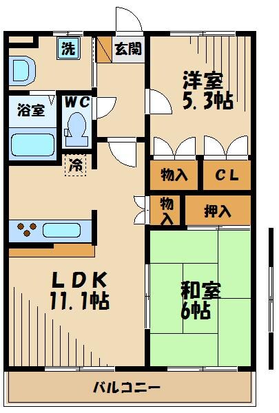 エクセレンスの物件間取画像