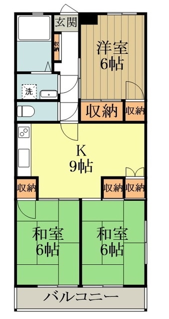 鈴木コーポラスの物件間取画像