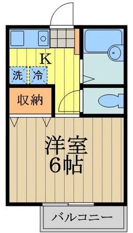 クレスト東小金井の物件間取画像