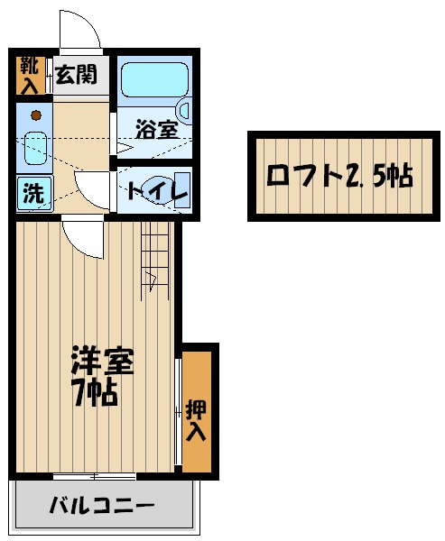 サンハイツの物件間取画像