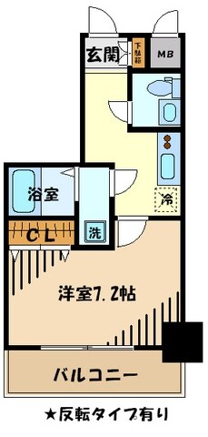 ＫＤＸレジデンス立川の物件間取画像