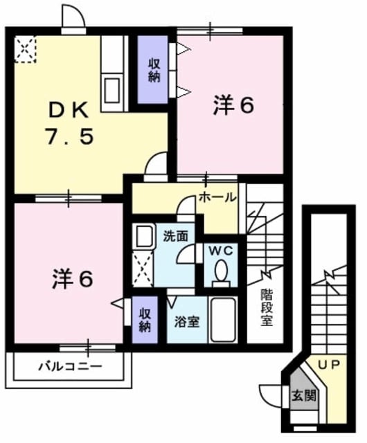 シャトル・Ｓの物件間取画像