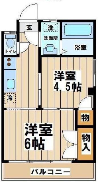 物件間取画像