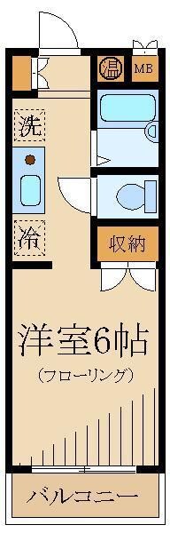 アメニティ１０７の物件間取画像