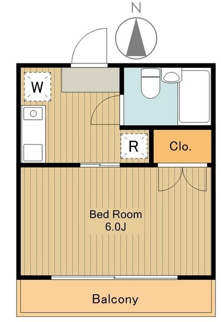 ハイム尾嵜小金井の物件間取画像
