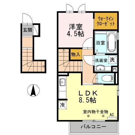 サウスタウンＨ・Ｔの物件間取画像